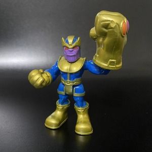 Playskool Thanos Marvel Super Hero Adventures Power Up Figure Infinity Glove